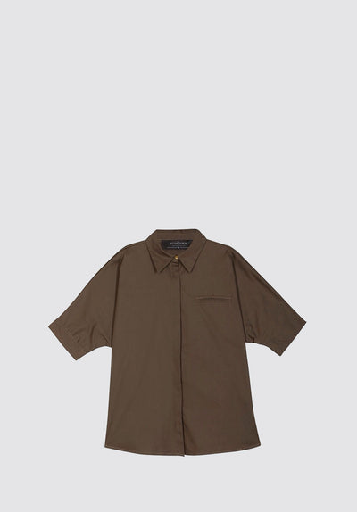Raglan Sleeve Shirt | Khaki