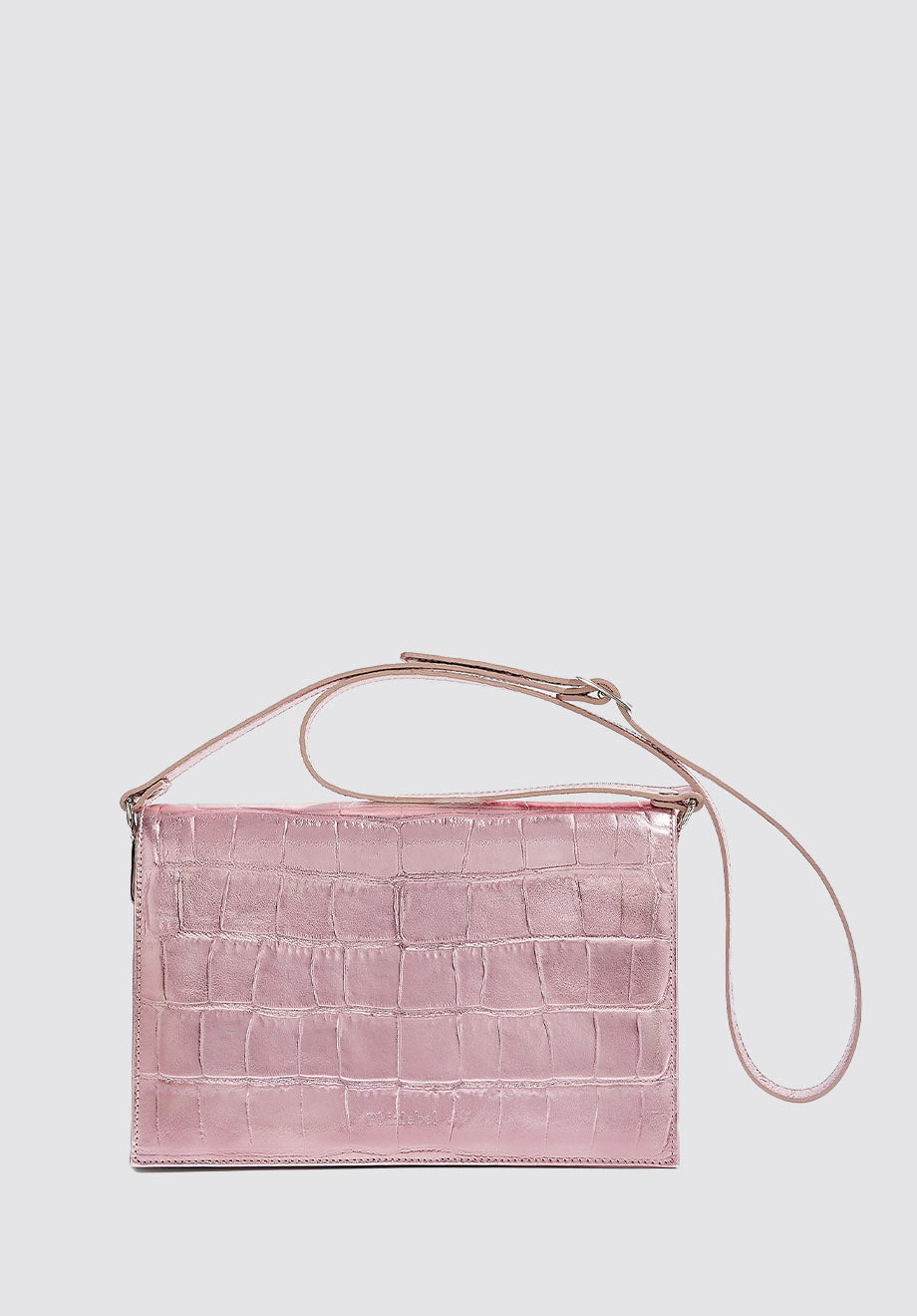 Ines Clutch | Metallic Pink