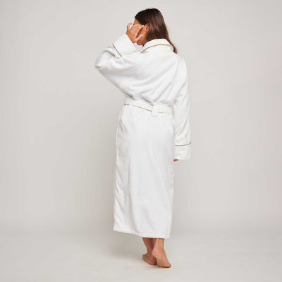 Organic Cotton Velour Robe - Womens