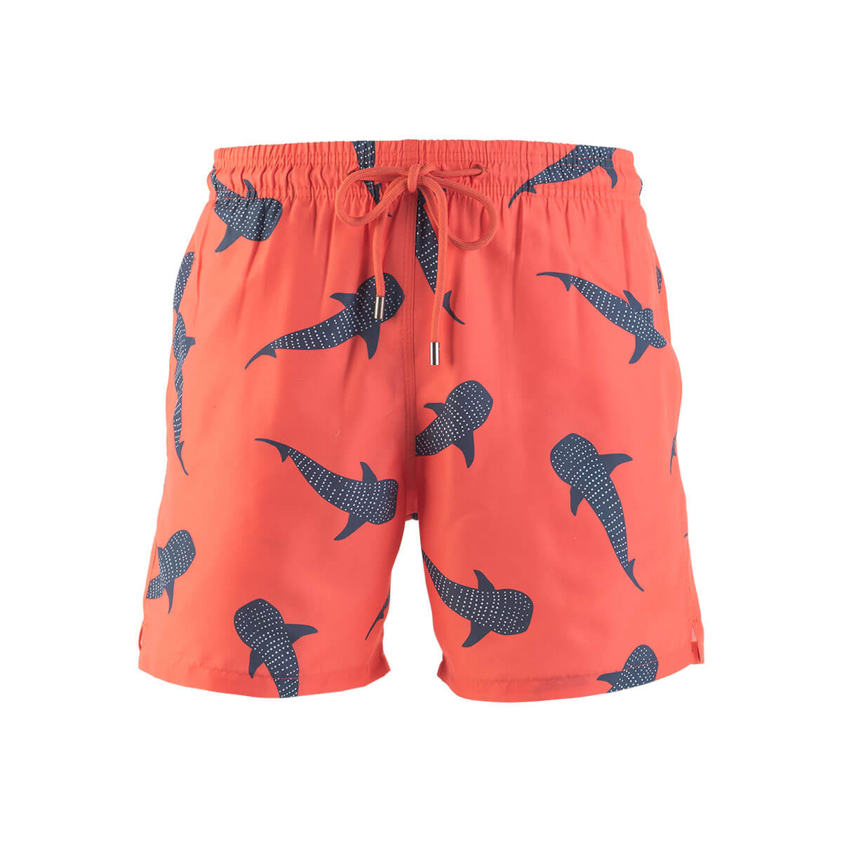 Kids Swim Shorts - Whale Sharks | Orange