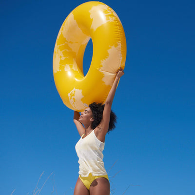 XL Inflatable Swim Ring | Goa Jaune