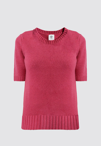 Wool & Cashmere Short Sleeve Sweater