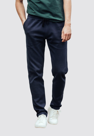 Cotton Jersey Trousers | Blue