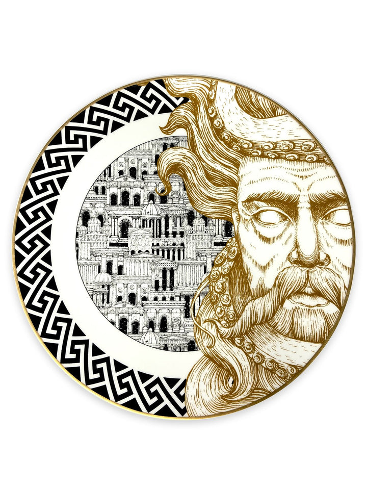 Atlantis Poseidon Plate 2 - Plain Tiger Crockery