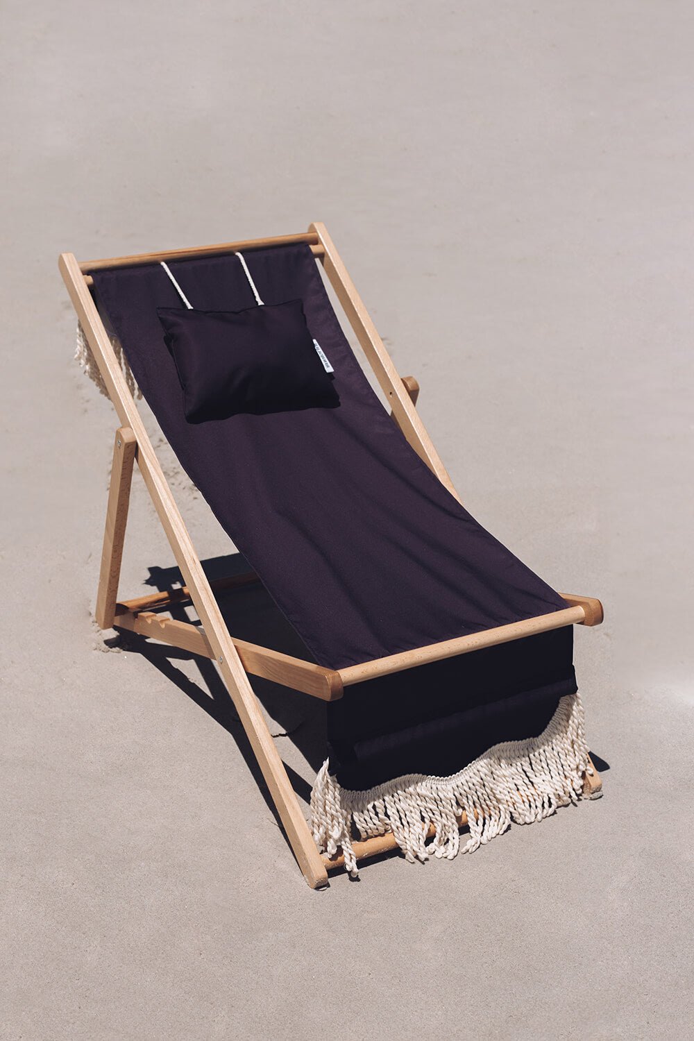 Black Salt Beach Chair - Plain Tiger Outdoor