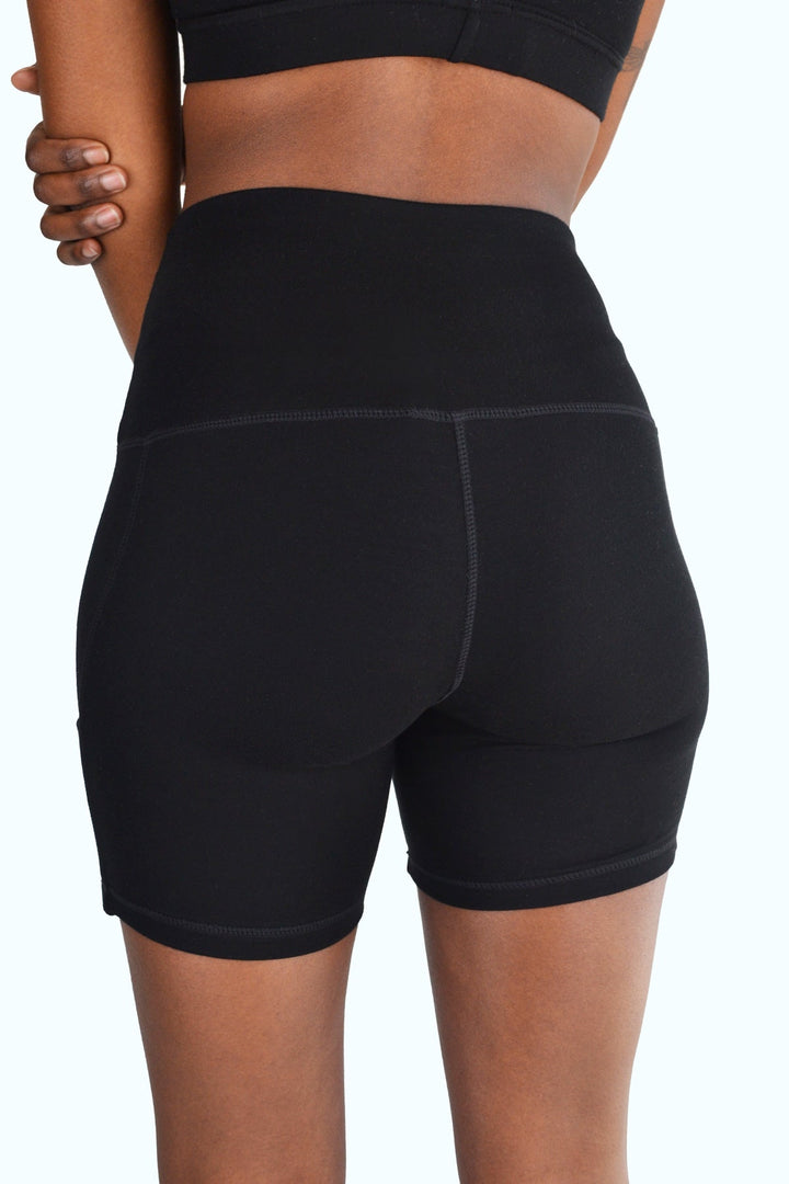 Cellphone Pocket Shorts - Plain Tiger Women's Activewear