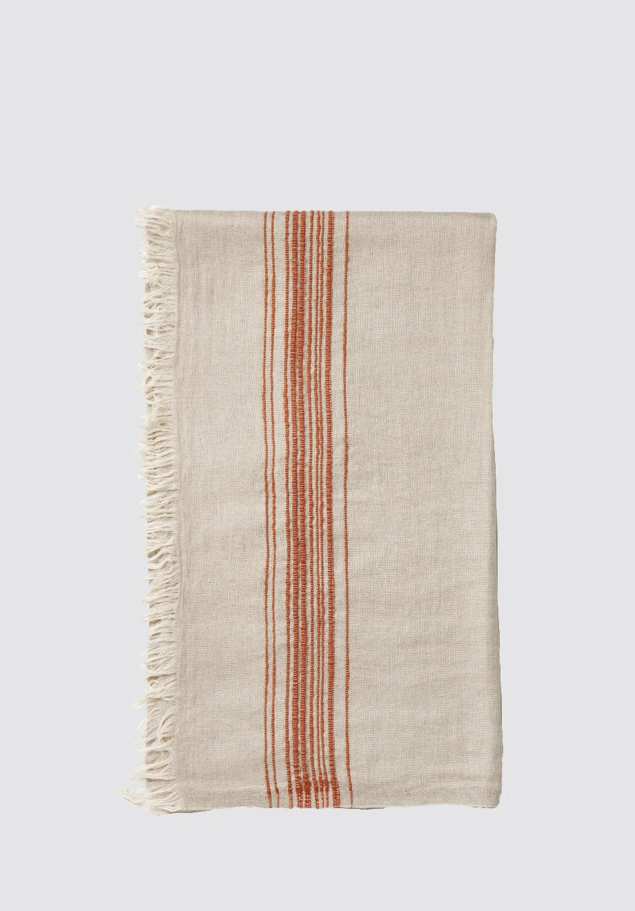 Ceren Linen Peshtemals - Plain Tiger Blankets & Throws