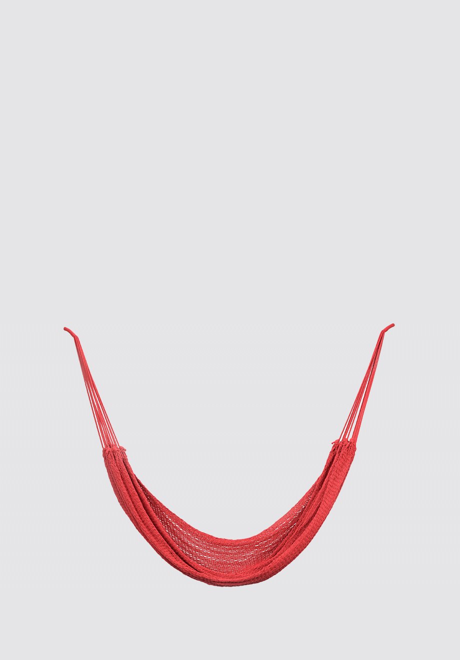 Classic Red Cotton Hammock - Plain Tiger