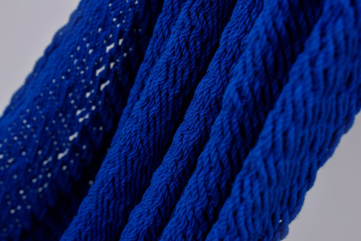 Cobalt Blue Cotton Hammock - Plain Tiger