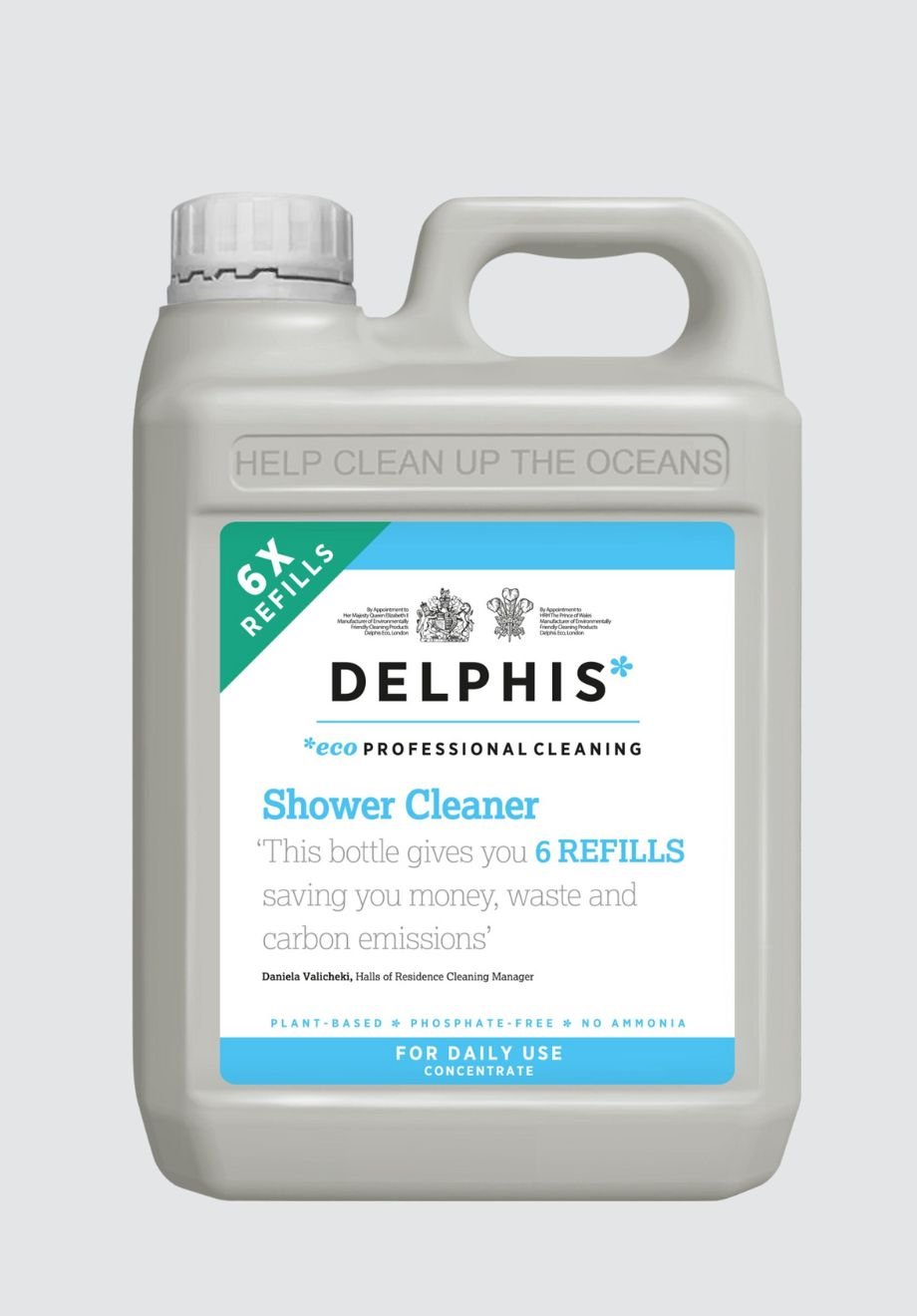 Daily Shower Cleaner 2Ltr Refill (Concentrate) - Plain Tiger Bathroom