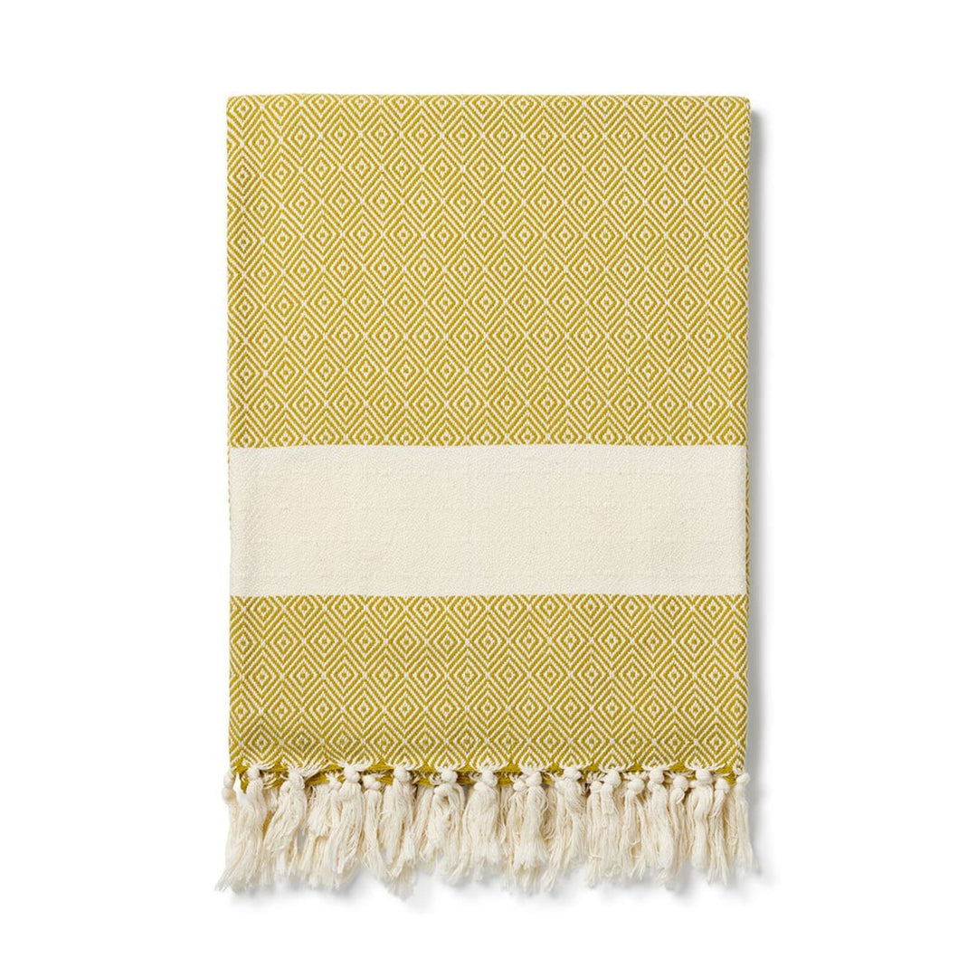 Damla Organic Cotton Blankets - Plain Tiger Blankets & Throws