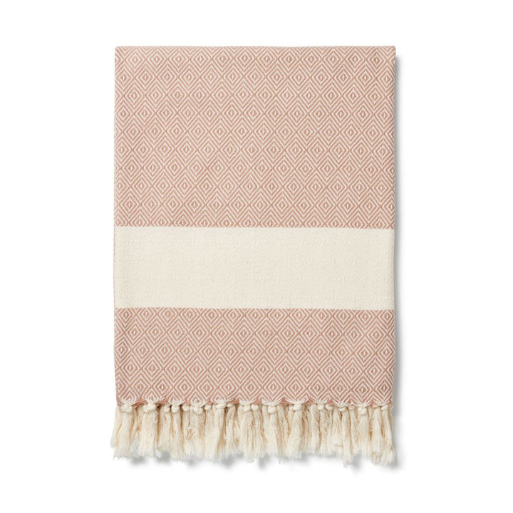 Damla Organic Cotton Blankets - Plain Tiger Blankets & Throws