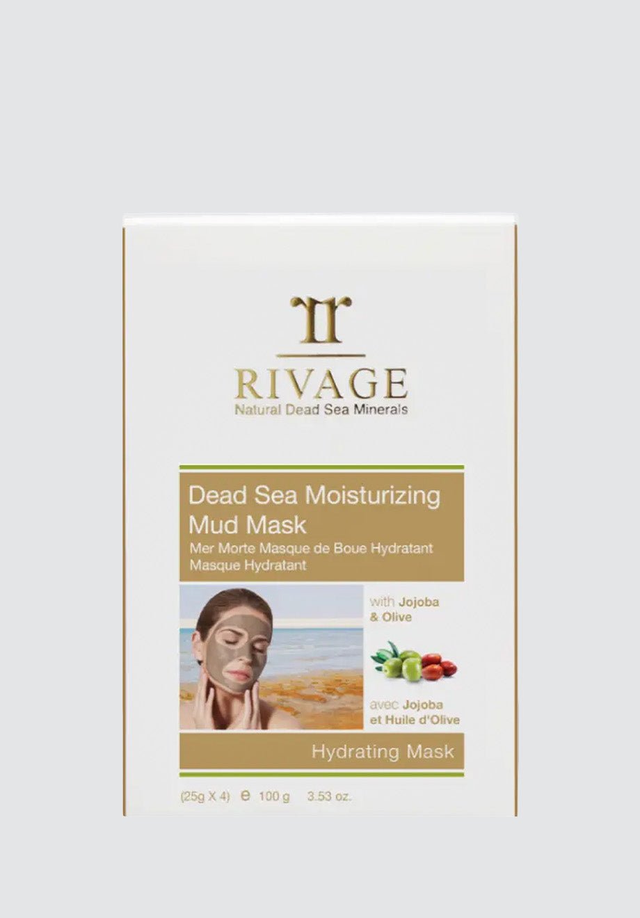 Dead Sea Moisturizing Mud Mask | 4 x 25g Sachets - Plain Tiger Face Masks