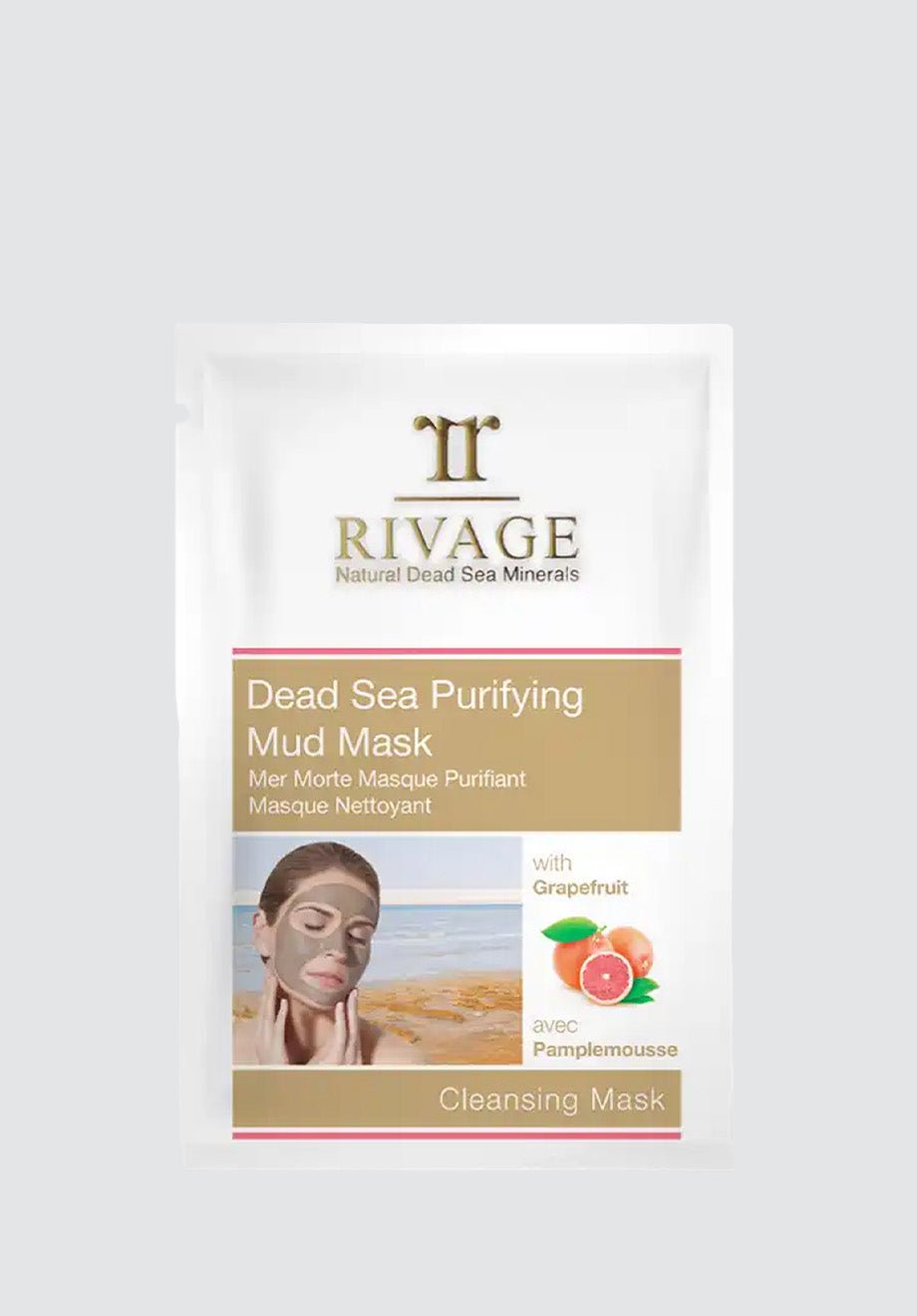 Dead Sea Purifying Mud Mask | 4 x 25g Sachets - Plain Tiger Face Masks