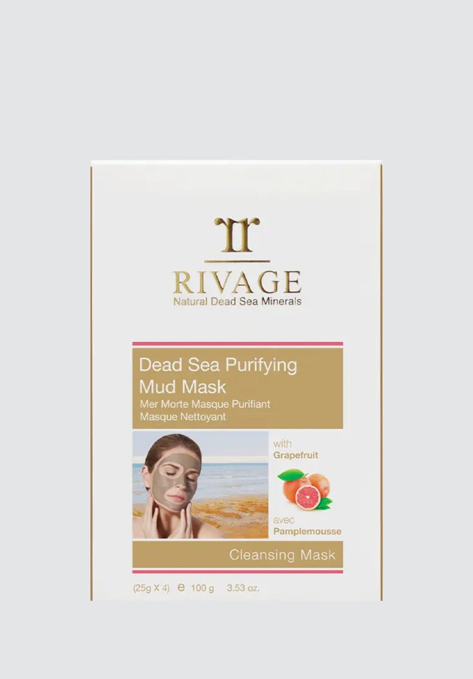 Dead Sea Purifying Mud Mask | 4 x 25g Sachets - Plain Tiger Face Masks