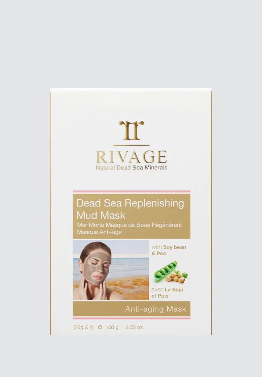 Dead Sea Replenishing Mud Mask | 4 x 25g Sachets - Plain Tiger Face Masks