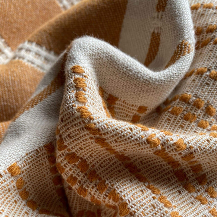 Defne - Deluxe Organic Cotton Peshtemals - Plain Tiger Blankets & Throws