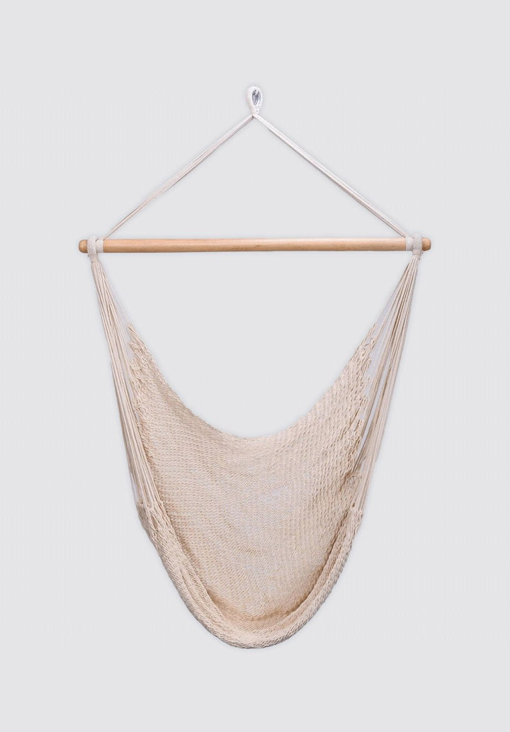 Earth Natural Cotton Hammock Swing - Plain Tiger