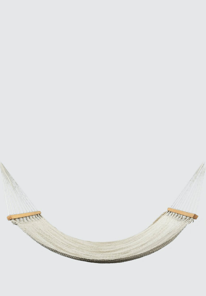 Earth Natural Cotton Hammock (Wooden Bar) - Plain Tiger