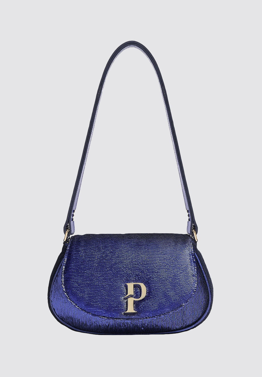 Paula Hobo Bag | Blue Sequins