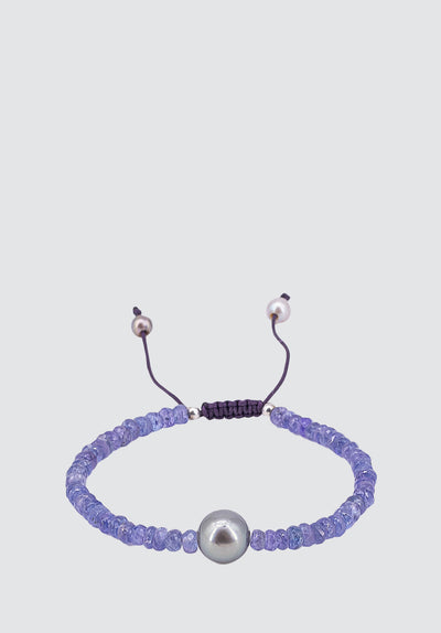Purple River Pearl Bracelet