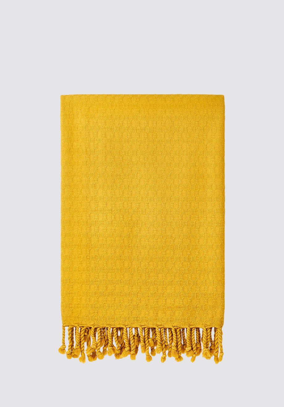 Ela Peshtemal in Gorse - Plain Tiger Blankets & Throws