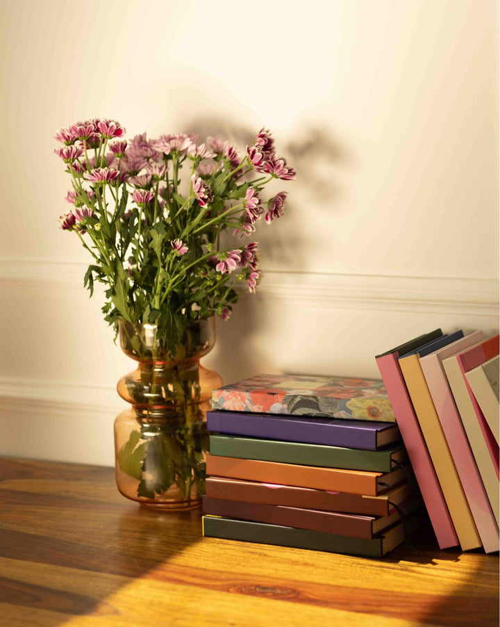 Elsa Glass Vase | Tangerine Orange - Plain Tiger Vases & Vessels