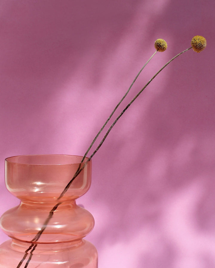 Elsa Glass Vase | Tangerine Orange - Plain Tiger Vases & Vessels