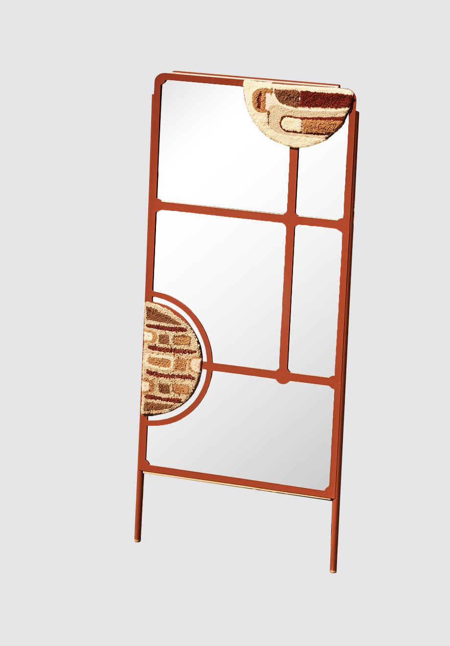 Faraji Woven Art Mirror - Plain Tiger Mirrors