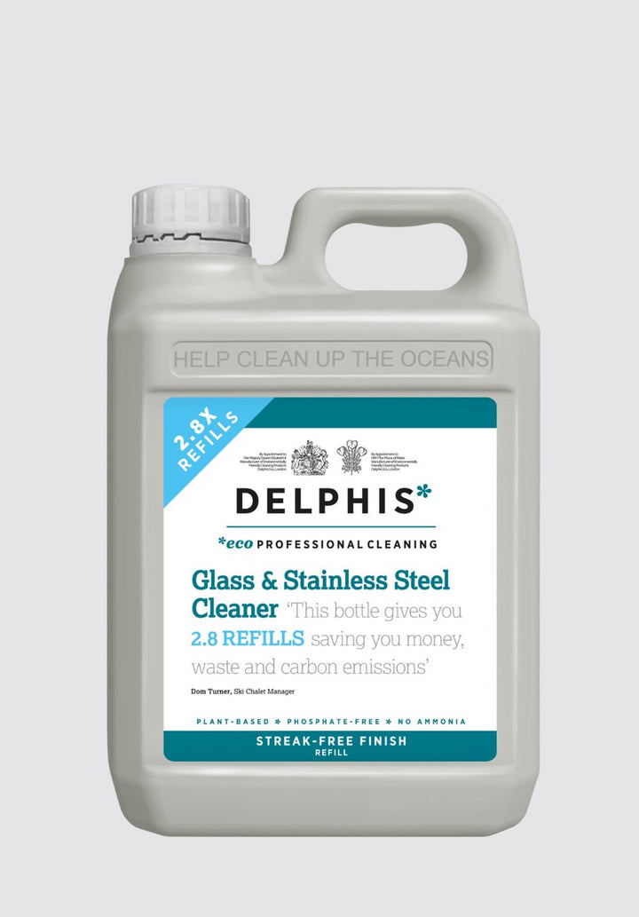 Glass and Stainless Steel Cleaner 2ltr Refill - Plain Tiger Bathroom