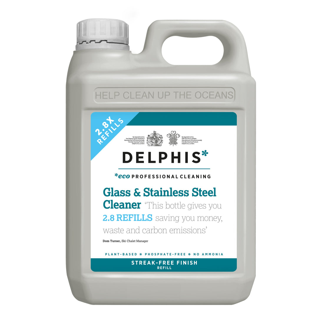 Glass and Stainless Steel Cleaner 2ltr Refill - Plain Tiger Bathroom