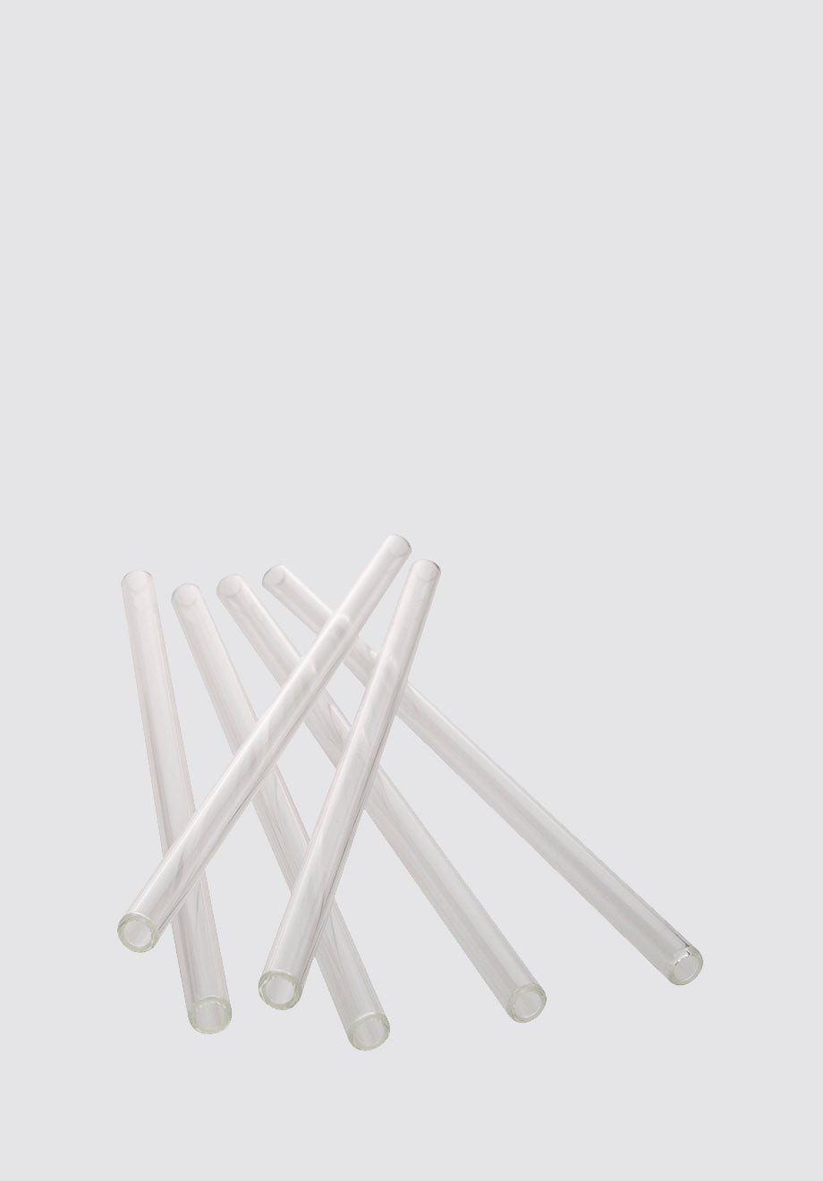 Glass Drinking Straws | Pack of 6 - Plain Tiger Glassware