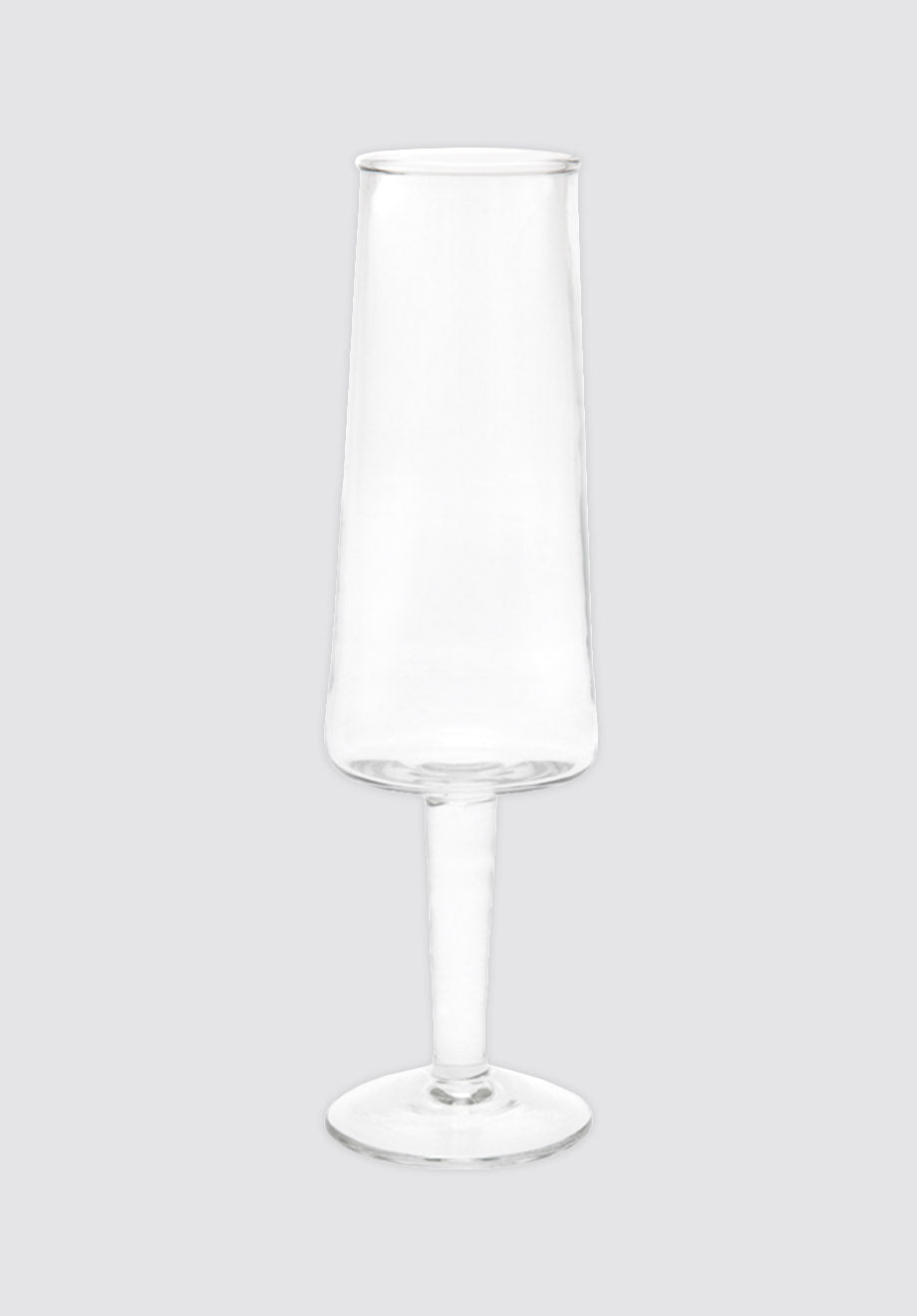 Glass Flute - Plain Tiger Glassware