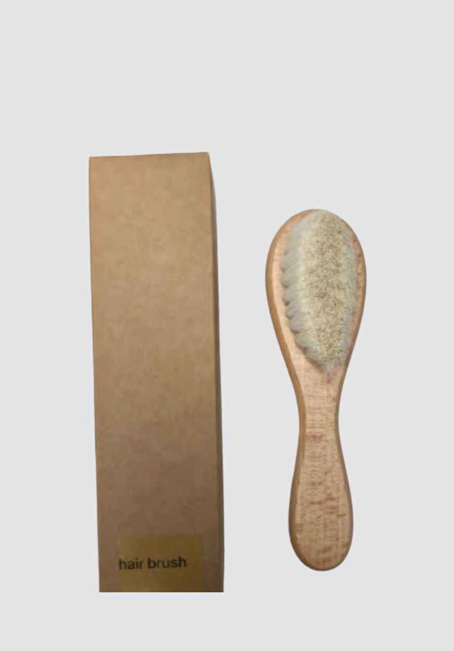 Hair Brush | Beech & Goat Hair - Plain Tiger