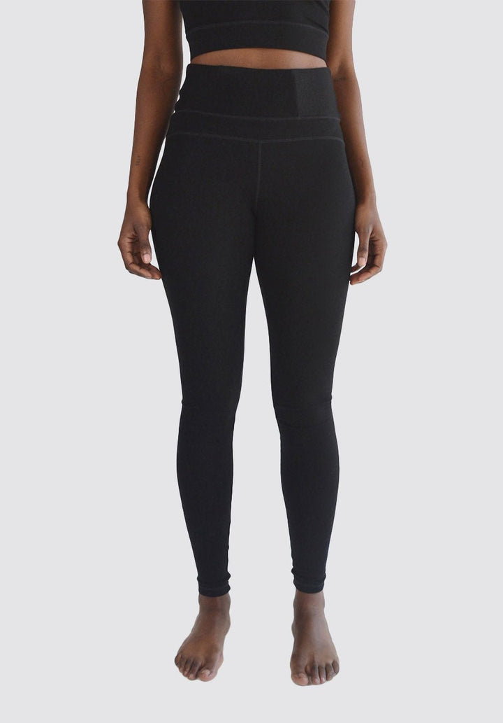 High Waisted Tights - Plain Tiger Women's Activewear