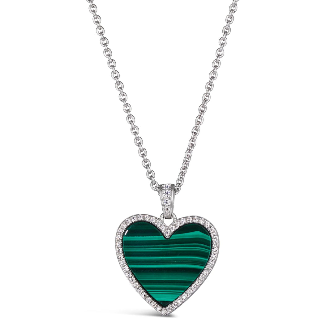 House of Cards 03 Malachite Necklace - Plain Tiger Necklaces