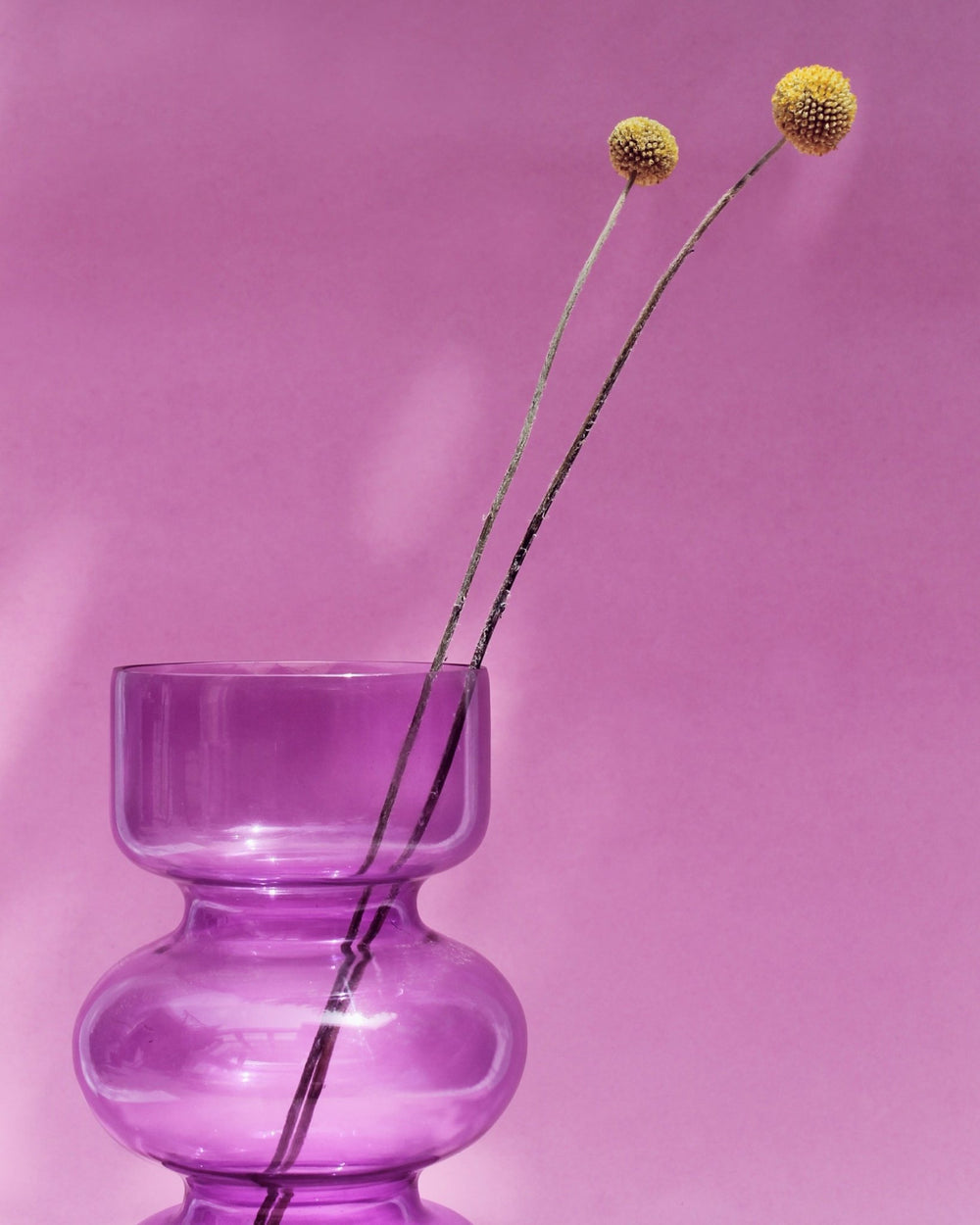 Iris Glass Vase | Millenial Purple - Plain Tiger Vases & Vessels