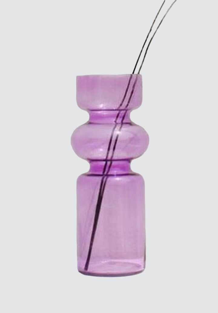 Iris Glass Vase | Millenial Purple - Plain Tiger Vases & Vessels