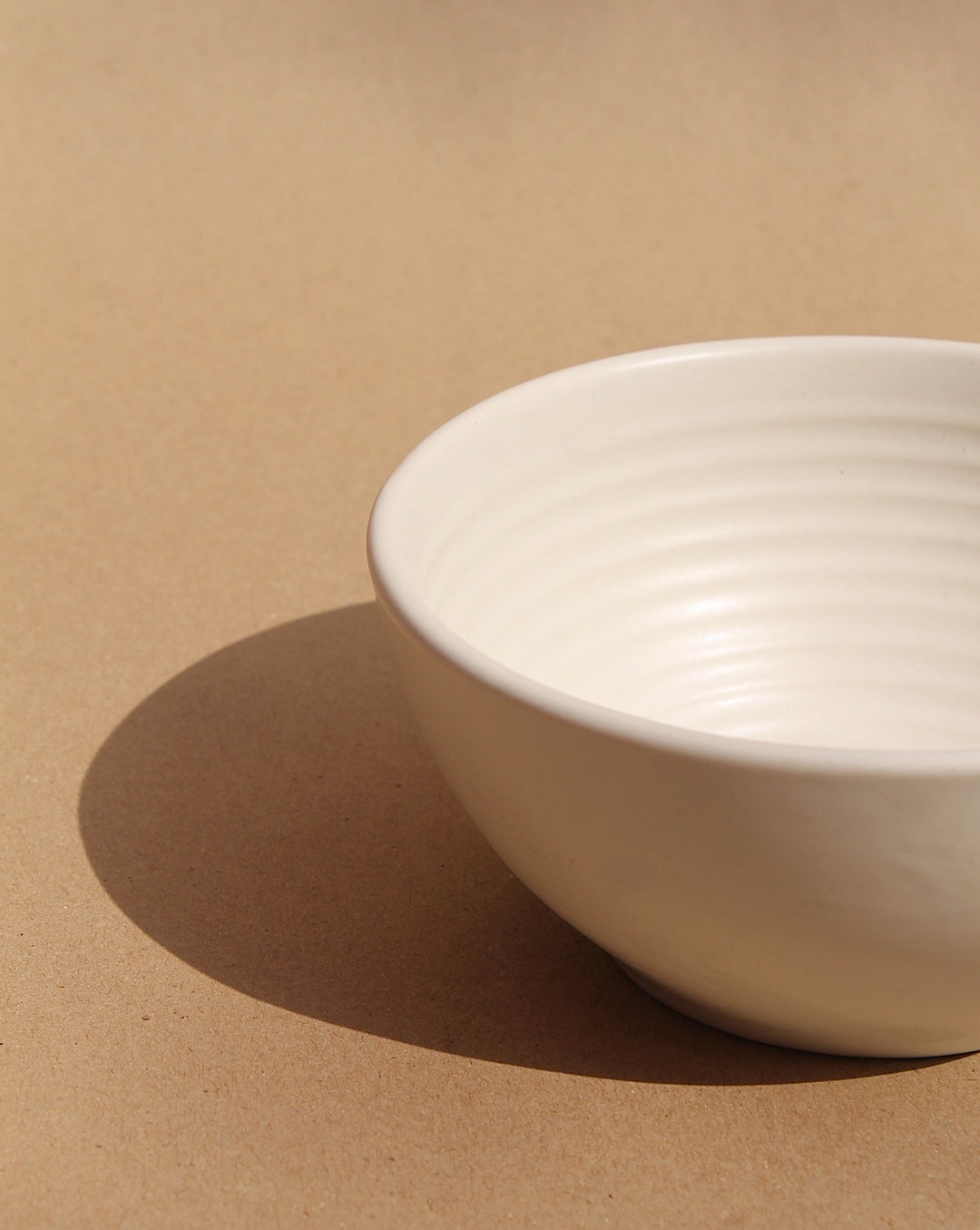 Kanji Large Ripple Serve Bowl - Plain Tiger Crockery