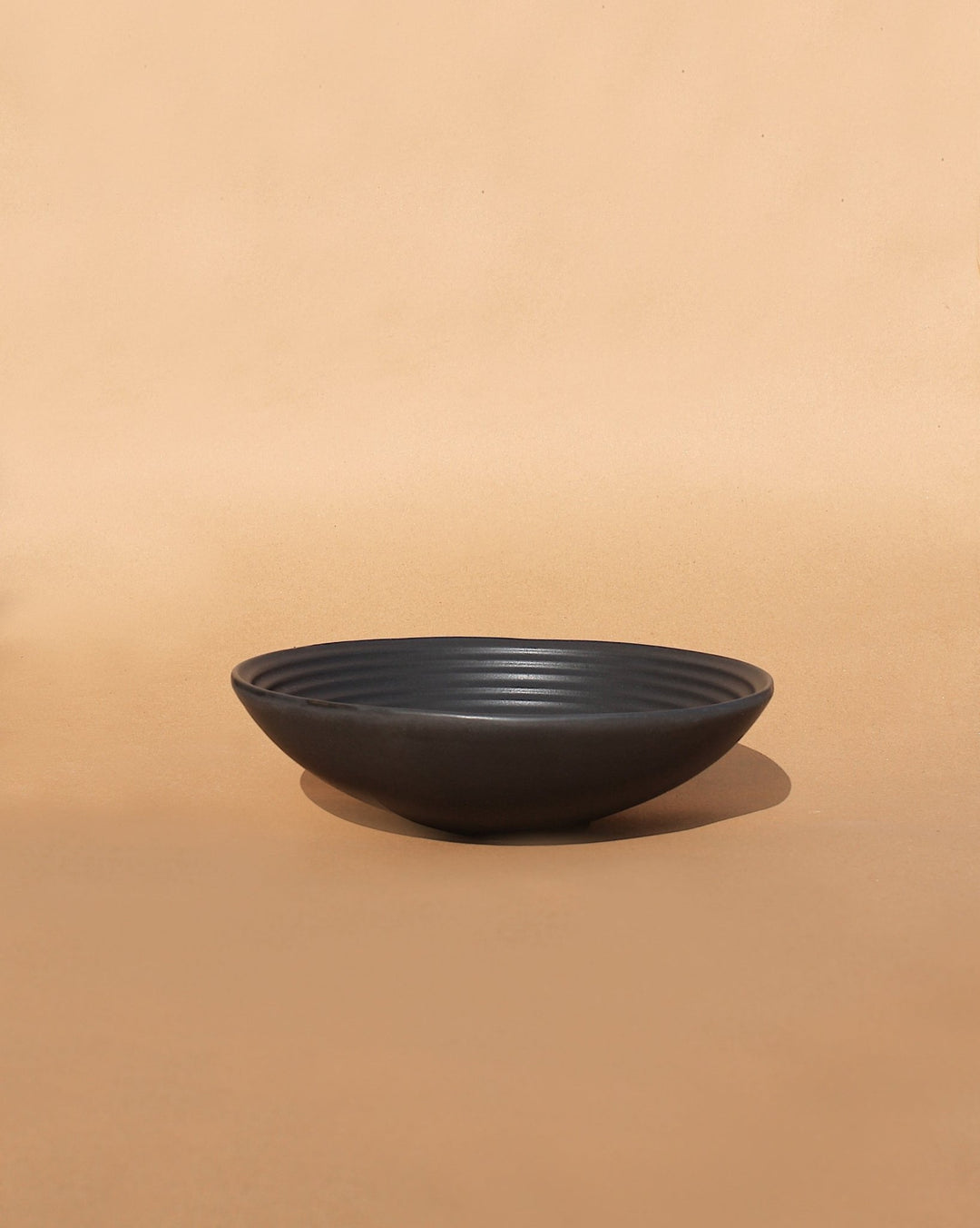 Kanso Ripple Serve Bowl - Plain Tiger Crockery