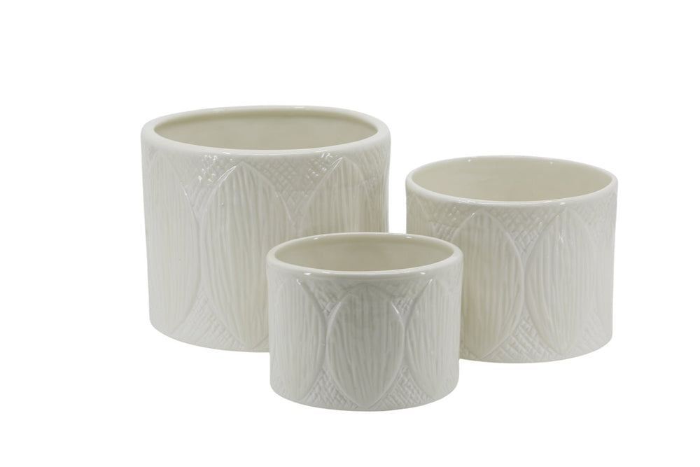 Kapok Pot | Set of 3 - Plain Tiger Vases & Vessels