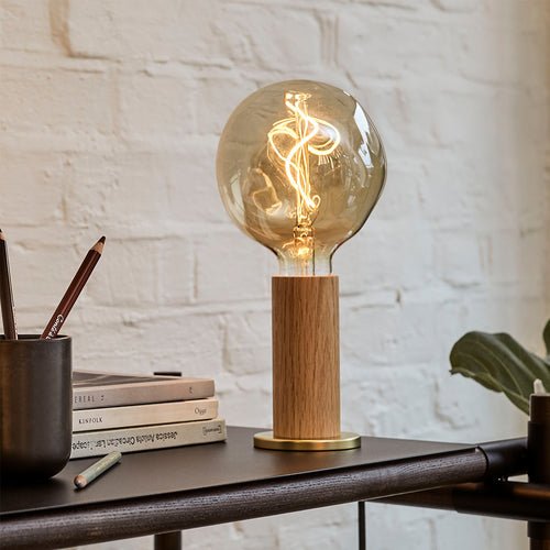 Knuckle Table Lamp + Voronoi I - Plain Tiger