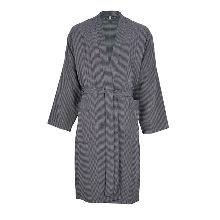 Kumsal Lounge Gown - Slate - Plain Tiger Sleepwear