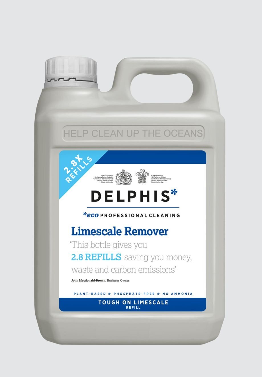 Limescale Remover 2ltr Refill - Plain Tiger Bathroom