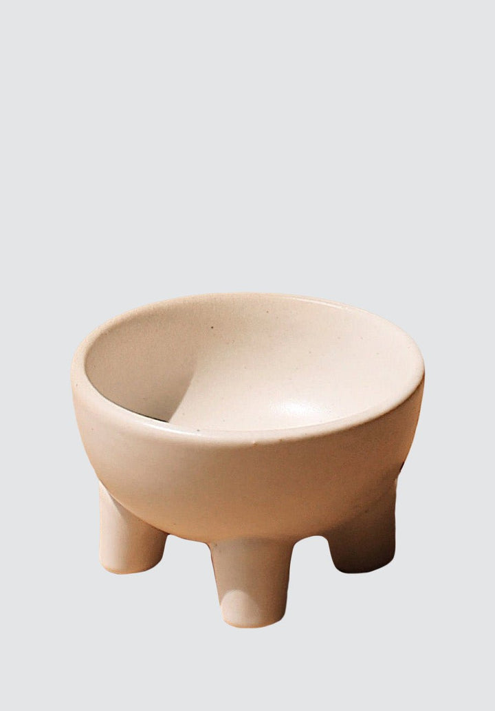 Mini Footed Bowl - Plain Tiger Serving