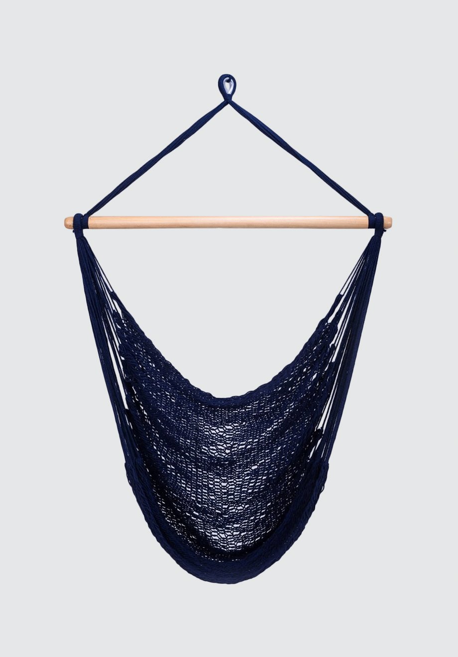 Navy Blue Cotton Hammock Swing - Plain Tiger