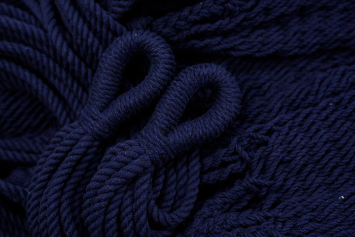 Navy Blue Cotton Hammock - Plain Tiger