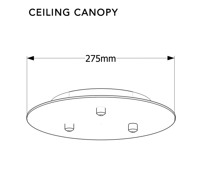 Pierced Blade Light | Cluster of 3 - Plain Tiger Lighting