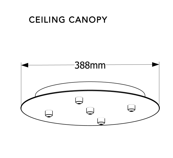 Pierced Blade Light | Cluster of 5 - Plain Tiger Lighting