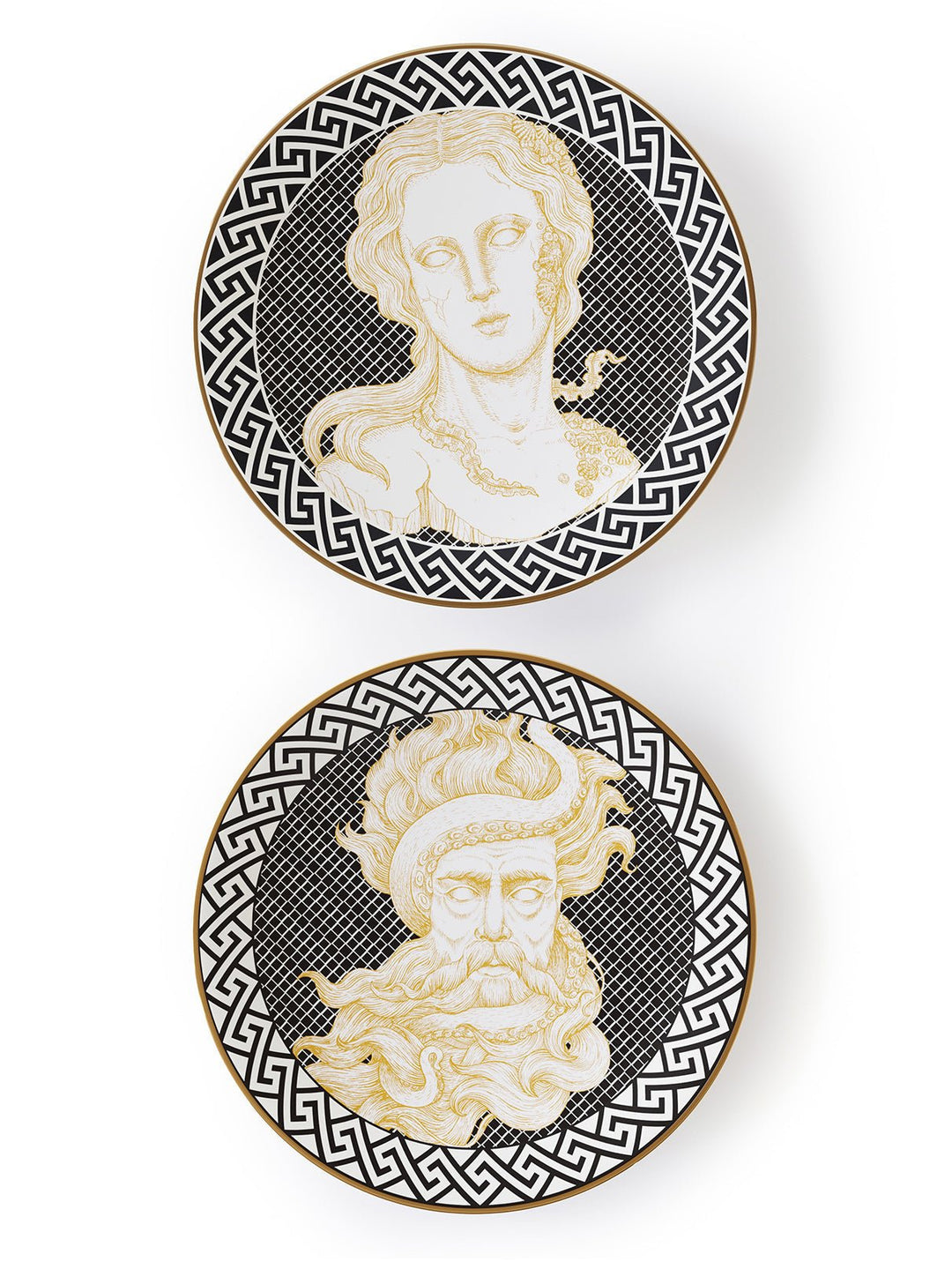 Poseidon Plates Set Atlantis - Plain Tiger Crockery